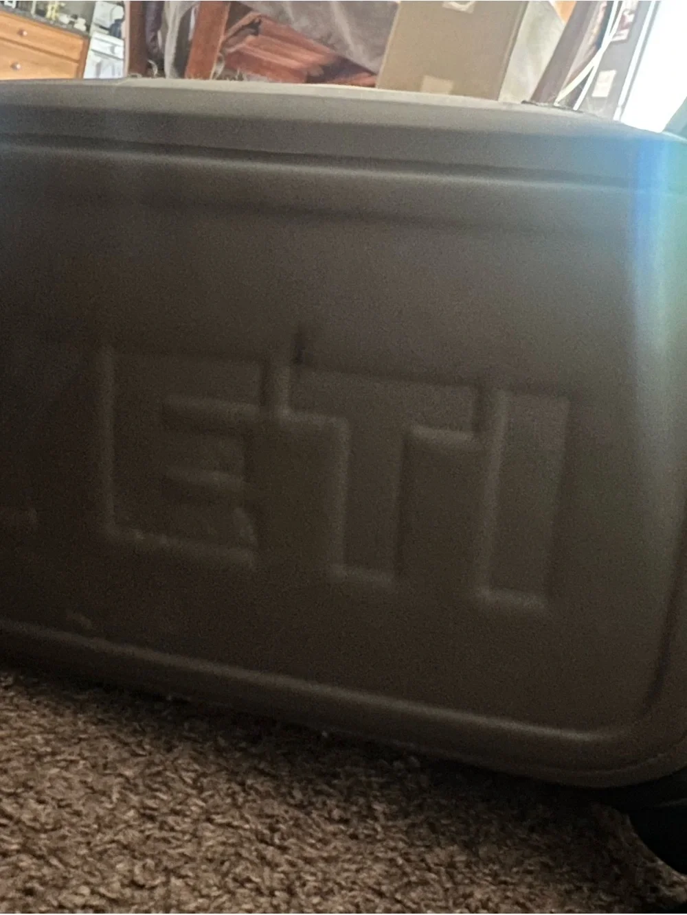 Yeti Backpack Hopper Cooler (24) with Blue Zipper blue/ grey